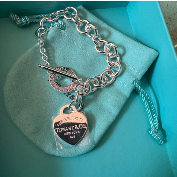 Heart Charm Tiffany Silver Bracelet Return To Tiffany™ Multi-heart